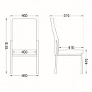 Стул DENVER, черный велюр HLR-66/черный